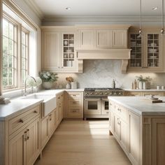 the kitchen is clean and ready for us to use in its new owner's home