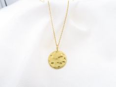 "✦ REALLY HANDMADE HIGH QUALITY // FULLY DESIGNED AND MADE IN PARIS 15 mm 18K Solid Gold * Rainbow Necklace * High Quality metal Necklace *  Rainbow Pendant  *  woman's gift  *  Valentines Day Gift 👉 GP is : 18K gold plated over silver 925 (vermeil) 5 Micron is the highest degree of plated (rose or yellow) 👉Solid 18K: high quality recycled solid gold metal 18K 👉Sterling silver 925 recycled This necklace is a true work of art. The hammered texture of the 18k solid gold pendant gives it a uniqu Everyday Hammered Coin Necklace With Round Pendant, Hammered Coin Necklace As Gift, Hammered Round Disc Coin Necklace As Gift, Hammered Coin Necklace Gift, Hammered Medallion Coin Necklace Gift, Hammered Medallion Coin Necklace As Gift, Hammered Round Coin Necklace, Minimalist Hammered Coin Necklace, Hammered Coin Necklace For Gift