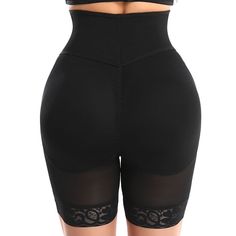 This sheer double compression shaper is made from a breathable fabric, providing comfort when worn and support with lifting your butt. This high waist shaper is designed with the new 360 Omni hip wrapping pads, which adds volume to both the butt and hips. This shaper also features an attached adjustable waist cincher to support with shaping and trimming down your waistline. Colors: Black & Beige Material: 90% polyester 10% spandex Double Compression Hook closure Hip Pads Thigh Trimmer Update: Th Compressive Nylon Shapewear With Medium Bust Support, Black Sculpting Shapewear With Built-in Shorts, Workout Shaping Nylon Shapewear, High Stretch Nylon Shapewear, Compression Nylon Shapewear For Workout, Nylon Compression Shapewear For Workout, Black Stretch Shapewear With Built-in Padding, Compressive Nylon Shapewear With High-cut Leg, Compressive High-cut Leg Nylon Shapewear