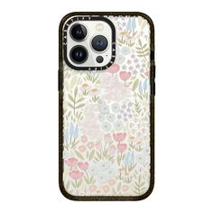 an iphone case with flowers on it