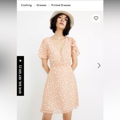 New With Tags. Retailed For $128. No Flaws To Mention Star Shower, Balloon Sleeve Dress, Ruffle Sleeve Dress, Panel Dress, Tee Shirt Dress, Urban Dresses, Midi Sheath Dress, Mini Slip Dress, Madewell Dresses