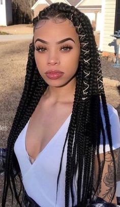 Poetic Justice Braids, Tree Braids, Box Braids Hairstyles For Black Women, Cute Braided Hairstyles, Box Braid