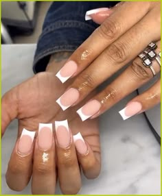 Nail Suggestions, Nails Sets, Nails Feet, 2022 Nails, Glam Life, Nail Acrylic, Nails Cute, Nails Aesthetic, White Acrylic Nails