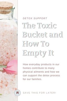 Have you heard about your “toxic bucket?” Shampoos, household cleaners, and even your Tupperware are full of chemicals that are absorbed by our bodies. Over time, it begins to accumulate causing many physical symptoms. Flush these toxins out of your system with my DIY Detox Bath Salts that are kid safe. Add to a bath a few times a week to help your body detox, provide cellular health support, & improve sleep, mood, & immunity. It’s a great way to get your family ready for going back to school. Sleep Mood, Cellular Health, Diy Detox, Detox Bath, Homemade Lotion, Health Tools, Diy Recipe, Autoimmune Disorder, Eating Organic