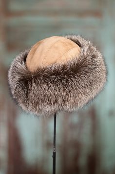 The lambskin suede crown is designed in five parallel panels for a perfect snug, comfort fit that defies wind and chill. Made in Canada. Cossack Hat, Fur Hats, Elegant Hats, Western Hats, Women's Hats, Fur Hat, Earmuffs, Fox Fur, Slide Slipper