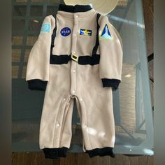 New, Beige, For 1-2yo But Really Would Fit A 1 Yo. Toddler Astronaut Costume, Astronaut Costume, Kids Costumes, Kids Shop, Thing 1, Cream, Halloween, Color