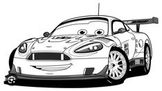 a cartoon character from the disney pixar movie cars coloring pages for adults and children