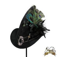 Deluxe Steampunk Witch Hat Broom Rider Steampunk Witch, The Good Witch, Steampunk Clothing, Witch Hat, Soft Velvet, Soft Suede, Smooth Leather, Cowboy Hats, Caps Hats