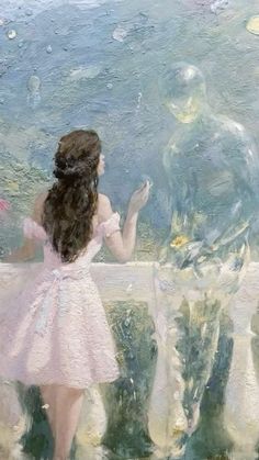 Old Fashioned Paintings Aesthetic, Nostalgia Painting, Contest Ideas, Pink Painting, Art Contest, Old Paintings, Slice Of Life, French Girl