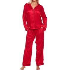 Purchase this button down satin pajama set for women today and relax in comfort and style. This silky pj set is made from premium satin fabric for a comfortable fit that will last. Our poly satin is made using chemical free dyes and is machine washable without the risk of pilling or shedding. Lightweight 80 GSM satin fabric - so that you can enjoy it's soft and luxurious feel. Inactive, chemical free dyes - so that the colors will not bleed or run. Machine wash and dry - so that you can enjoy an Satin Two Piece Outfit, Pink Satin Pajamas, Pjs For Women, Satin Pjs, Satin Pajama Set, Pajamas For Women, Cotton Nightgown, Satin Pajama, Short Pj Set