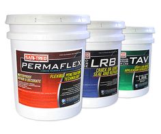 three buckets of permaflex lrb