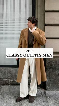 Elevate your wardrobe with classy outfits men can wear for any upscale event or meeting, ensuring a sophisticated and polished presence. Earthy Chic, Cream Outfit