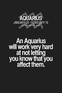 an image with the words aquarius on it in black and white text that reads can get along with just anyone as long as people don't start trying to control them