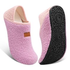 PRICES MAY VARY. Soft Upper: Mens womens Slippers upper features ultra-light stretch fabric that's warm but not hot. Soft and comfortable like a sock, stretch your toes naturally. Moisture-wicking velvet lining keeps your feet comfortable all day. Rubber Sole: These mens womens house slippers feature a soft rubber sole with a non-slip textured outsole for good traction on tile and hardwood floors, walk around in slippery condition without the worry of slipping. Slip-on Design: The slip on closur Sock Slippers, Travel Wear, Warm Slippers, Slipper Socks, House Shoes, House Slippers, Mens Slippers, Stylish Men, Womens Slippers