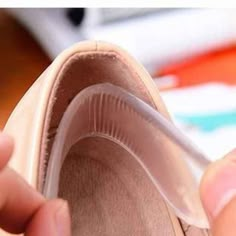 Prevent slippage with heel grips. | 21 Helpful Hacks That'll Make Your Shoes More Comfortable Shoe Hacks, Drag Make-up, Shoes Hack, Heel Grips, Foot Care, Your Shoes, Crazy Shoes, Girly Things, New Shoes