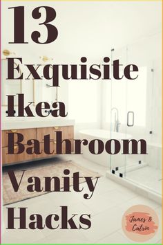 bathroom vanity hacks that are easy to use