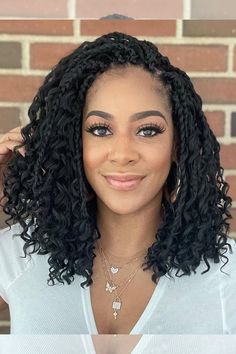 Bohemian Braids (Boho Box Braids) Black Hairstyles Crochet, Box Braids Updo, Curly Braided Hairstyles, Beyonce Hair, Crochet Hairstyles, Crochet Box Braids, Bohemian Hairstyles, Crochet Braids Hairstyles