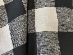 the black and white checkered fabric is very soft