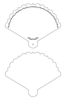 a drawing of a necklace with a chain hanging from it's center and an oval shaped