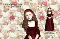 Sims 4 Cc Tudor Dress, Sims 4 Victorian Dress, Sims Medieval Cc, Sims 4 Royal Cc, Sims 4 Historical Cc, Sims 4 Medieval Cc, Sims 4 Cc Child