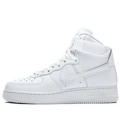 Nike Air Force 1 Flyknit 2 White Pure Platinum, Outfits With White Air Forces, Airforce 1 High, High Top Nike Air Force, Nike Air Force Mid, Nike Air Force White, Nike Hightop, White Sneakers Nike, Af1 High