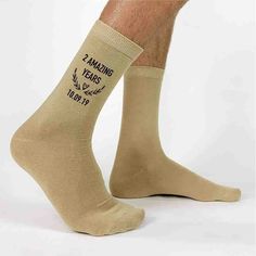 2nd wedding anniversary socks Anniversary Dress, Second Wedding Anniversary, 2nd Wedding Anniversary, Cotton Anniversary Gifts, Mens Dress Socks