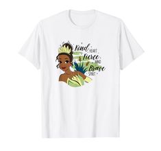 PRICES MAY VARY. Officially Licensed by Disney Graphic Artwork: H04565 Lightweight, Classic fit, Double-needle sleeve and bottom hem Princess Tina, Princess Tiana, Disney Decor, Disney Shirt, Graphic Artwork, The Frog, Disney Outfits, Kind Heart, Branded T Shirts