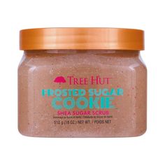 Scrub away the day and reveal soft, glowing skin with our Tree Hut Frosted Sugar Cookie Shea Sugar Scrub! Made with real Sugar, Shea Butter, Vanilla, and a blend of six natural oils, this body scrub deeply nourishes and balances skin's hydration to help restore skin's natural glow. The thoughtful ingredients work together to hydrate, renew, and smooth skin while removing dull, dry skin. Plus, our Frosted Sugar Cookie Shea Sugar Scrub smells like a warm, baked sugar cookie with notes of powdered Shea Sugar Scrub, Sugar Cookie Frosting, Exfoliating Body Scrub, Macadamia Oil, Sugar Body Scrub, Sugar Body, Natural Exfoliant, Evening Primrose Oil, Tree Hut