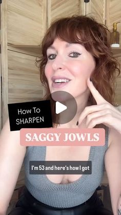 Your Age Better Guide 🔥😍 on Instagram: "Comment ⚡️SCULPT⚡️to get the Free, founded Neck Sculpt & Release video that can help with a saggy neck and sagging jowls too! ♥️🤗♥️  #womenover40 #nonsurgicalfacelift #necklift #nonsurgicalfacelift #jowls #faceworkout #womenover50 #skincare" Reduce Jowls, Facial Exercises For Jowls, Saggy Face, Saggy Jowls, Sagging Jowls, Saggy Neck, Facial Exercise, Facial Routine, Face Yoga Exercises