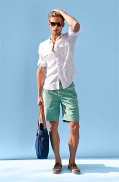 Summer Mint Shorts, Don Pedro, Herren Style, Neue Outfits