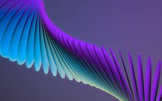 an abstract image of purple and blue feathers