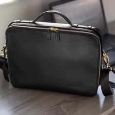 Levenger | Women's Leather Business Briefcase Commuter Backpack Women, Modern Briefcase, Womens Work Bag, Smart Organization, Smart Wallet, Briefcase Women, Business Briefcase, Laptop Briefcase, A Notebook