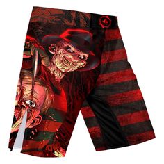 The Nightmare Comes From Freddy Krueger Fight Shorts The Nightmare