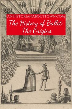 the history of ballet in the origins, with an image of two people shaking hands