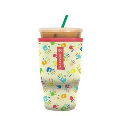 Sok-It JavaSok - Hand-painted Treasures Large-30-32oz 9.88 JavaSok-Novelty Java Sok, Iced Coffee Sleeve, Mini Swimming Pool, Tea Soda, Wet Hands, Cup Sleeves, Starbucks Venti, Coffee Sleeve, Cup Sleeve