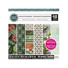 the crafter's workshop paper pack includes 12 sheets