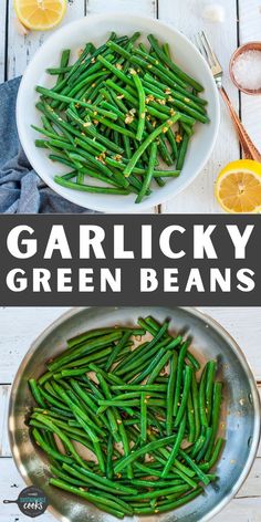 Made with fresh or frozen produce, these simple Garlic Butter Green Beans are packed with so much flavor! Sure to become a favorite veggie side dish, you'll make this easy recipe again and again. Green Beans On The Stove, Sauteed Garlic Green Beans, Blistered Green Beans, Green Bean Recipes Healthy, String Bean Recipes, Fresh Green Bean Recipes, Garlic Green Bean Recipes, Garlicky Green Beans, Healthy Green Beans