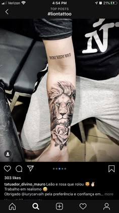 a person with a tattoo on their arm