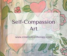 Self Compassion Art Directive| Creativity in Therapy Strength Art, Art Therapy Directives, Creative Arts Therapy, Recreation Therapy, Art Therapy Projects, Projects For Adults, Art Therapist, Therapeutic Art, Art Therapy Activities