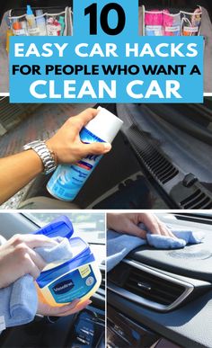 car hacks for people who want a clean car