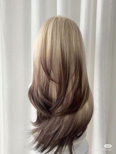 Pudding Hair Dye, Hair Dye For Asians, Hair Colored Ideas, High Fashion Hair, Hairstyles Color, Hair Dyed, Korean Hair Color, Hair Color Underneath, Hair Inspiration Long