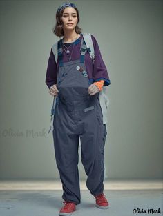 Olivia Mark - Personalized Strap Jumpsuit with Vintage Knot Design, Loose-Fit, and Utility Style for Casual and Workwear Attire Draw Clothing, Stylish Overalls, Futuristic Outfits, Style Overalls, Utility Jumpsuit, Rope Tie, Loose Jumpsuit, Backless Jumpsuit, Casual Wide Leg Pants