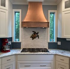 SINDA|Classic H3 Design Decorative Copper Range Hood|Custom Kitchen Copper Hood Vent, Copper Kitchen Hood, Chimney Range Hood, Kitchen Vent Hood, Copper Hood, Copper Range, Copper Range Hood, Kitchen Ventilation, Copper Backsplash