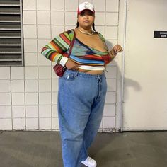 Urban Street Style Plus Size, Plus Size Aesthetic Outfits, Immaculate Vibes, Body Fashion, Plus Size Summer Outfits, Custom Jeans, Curve Fashion, Outfits Streetwear, Big Girl Fashion