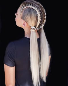 Gorgeous Braids, Fest Outfits, A Ponytail, Low Ponytail, Trending Hairstyles, Contour Makeup, Braids For Long Hair, Braid Hairstyles