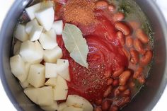 the food is prepared and ready to be put in the pot with it's ingredients