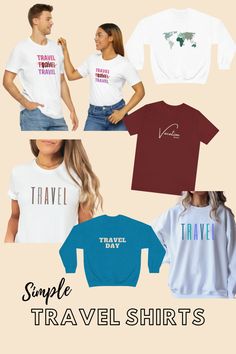 Matching Travel Shirt Ideas for Friends and Family Matching Disney Shirts, Athletic Dress, Disneyland Outfits, Family Shirts Matching, Cute Jackets, Under Dress, Vacation Shirts