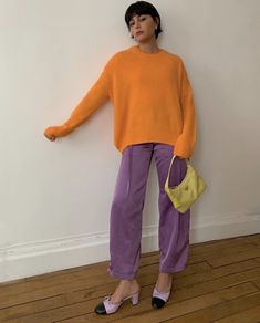 Fall Outfits 2023, Purple Outfit, Purple Pants, Glad Rags, Fall Dress Outfit, Outfits 2023, Pinterest Outfits, Mean Girls, New Wardrobe