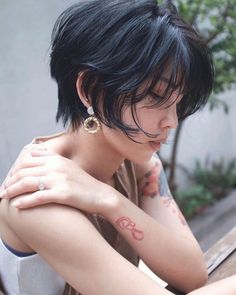 Asian Haircut, Asian Short Hair, Hair Inspiration Short, Shot Hair Styles, Edgy Hair, Short Hair Haircuts, Hair Reference, Cut My Hair, Short Hair Styles Pixie