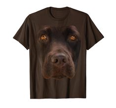 PRICES MAY VARY. Perfect birthday or Christmas gift idea for mom, dad, kids, friends or family who love Labradors Men, woman, sons and daughters will awesome in this Tee Lightweight, Classic fit, Double-needle sleeve and bottom hem Pretty Shirts, Chocolate Lab, 3d Shirt, Brown Dog, T Shirt Costumes, Dog Face, Vneck Tshirt Women, 3d T Shirts, Funny Shirt